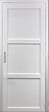 GD MENUISERIES - Bloc Porte Korya Blanc 3 panneaux H204 x L83 cm Côte Tableau P.Droit - vignette