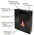 INTERSTOVES - Poêle à granules TESSA 10 Etanche Concentrique - - vignette