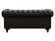 HABITAT ET JARDIN - Canapé fixe Chesterfield "Aliza" - 157 x 82 x 70 cm - 2 places - Marron - vignette
