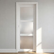 GD MENUISERIES - Bloc Porte Kenya Blanc Vitre H204 x L83 cm Côte Tableau P.Droit - vignette