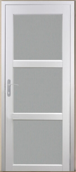 GD MENUISERIES - Bloc Porte Kenya Blanc Vitre H204 x L83 cm Côte Tableau P.Droit - large