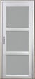 GD MENUISERIES - Bloc Porte Kenya Blanc Vitre H204 x L83 cm Côte Tableau P.Droit - vignette