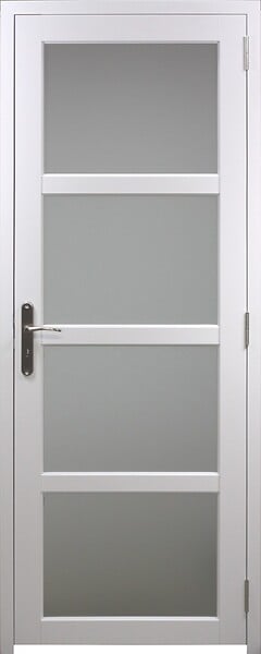 GD MENUISERIES - Bloc Porte Tana Vitrée Blanc H204 x L73 cm Côte Tableau P.Droit - large