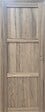 GD MENUISERIES - Bloc Porte bois Frake 3 Panneaux H204 x L73 cm Côte Tableau P.Gauche - vignette