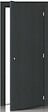 GD MENUISERIES - Bloc porte Effet Chêne Anthracite Grey Oak H204 x L93 cm Côte Tableau P.Gauche - vignette