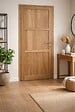 GD MENUISERIES - Bloc Porte bois Frake 3 Panneaux H204 x L83 cm Côte Tableau P.Gauche, Poignee Pomerol - vignette