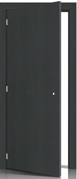 GD MENUISERIES - Bloc porte Effet Chêne Anthracite Grey Oak H204 x L73 cm Côte Tableau P.Droit - large
