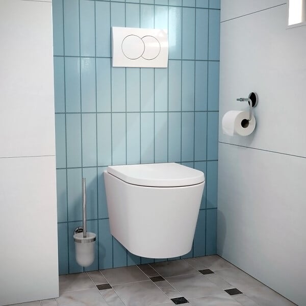 GEBERIT - Geberit Plaque de commande Delta01, Blanc (115.107.11.1) - large