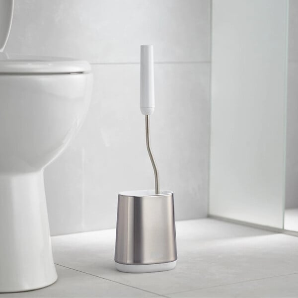GEBERIT - Pack WC Bati-support Geberit Duofix + WC sans bride SAT + Abattant softclose + Plaque blanche + Brosse de toilette OFFERTE - large