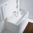 DURAVIT - Baignoire acrylique avec pieds D-Code - Dimensions : 150 x 75 cm - Couleur : BLANC - vignette