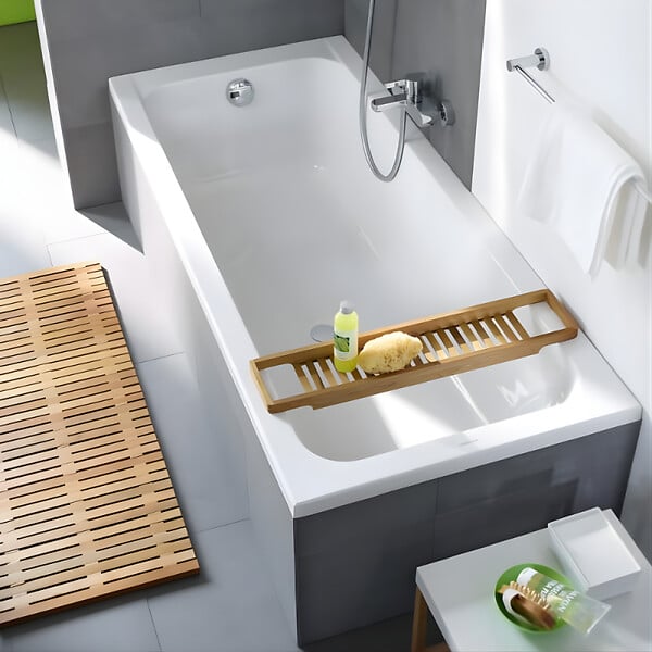 DURAVIT - Baignoire droite 170x75 D-Code bonde au centre - large