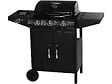 HABITAT ET JARDIN - Barbecue gaz "Festa 4" - 4 brûleurs dont 1 latéral - 10.5kW - Noir - vignette