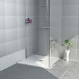 JACKON - Jackon Receveur de douche à carreler Aqua Centré 1200x1200x40mm siphon horizontal offert (4512090 + 4512007) - vignette