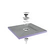 JACKON - Jackon Receveur de douche à carreler Aqua Centré 1200x1200x40mm siphon vertical offert (4512090 + 4512008) - vignette