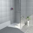 JACKON - Jackon Receveur de douche à carreler Aqua Centré 1200x1200x40mm siphon vertical offert (4512090 + 4512008) - vignette