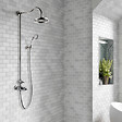 PAINI FRANCE - Colonne douche thermostatique rétro recoupable Paini Lady's Chrome - vignette