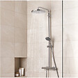 GROHE - Grohe Vitalio Start Colonne de douche Ecojoy avec mitigeur thermostatique, douche de tête 250 mm, douchette 2 jets, Chrome (26816000) - vignette