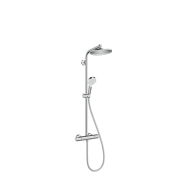 HANSGROHE - Hansgrohe Pack Colonne de douche SHOWERPIPE CROMETTA S240 chromé + IPS WashBall (27267000*) - large