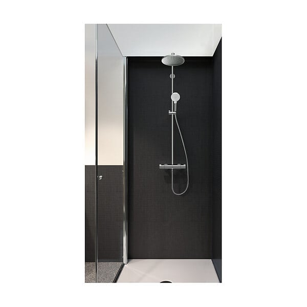HANSGROHE - Hansgrohe Pack Colonne de douche SHOWERPIPE CROMETTA S240 chromé + IPS WashBall (27267000*) - large