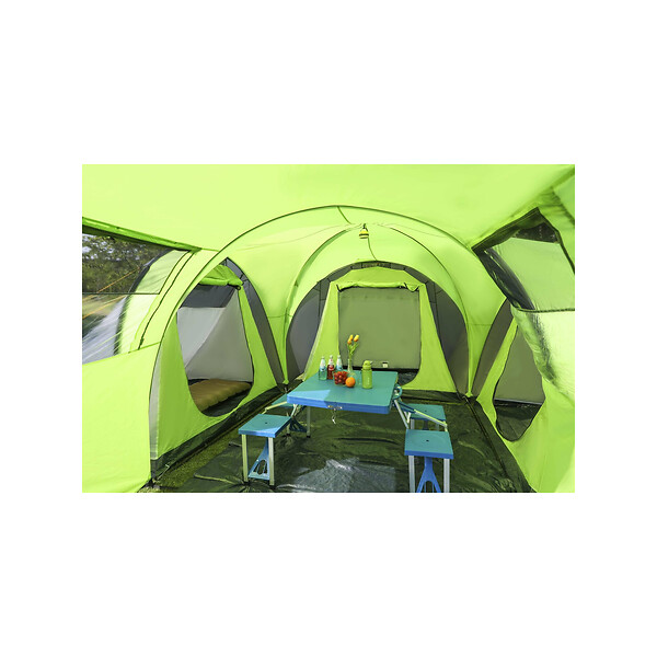 KINGCAMP - Tente de camping familiale 8 places Torino - Dimensions : 600 x 570 x 203 cm - large