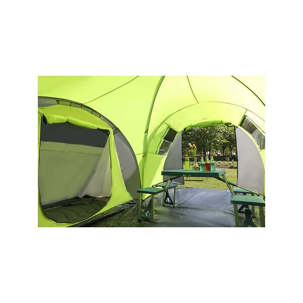 KINGCAMP - Tente de camping familiale 8 places Torino - Dimensions : 600 x 570 x 203 cm - large