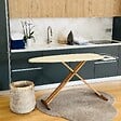 KITCHEN MOVE - Table à repasser avec repose fer TAIGA 130x47cm - vignette