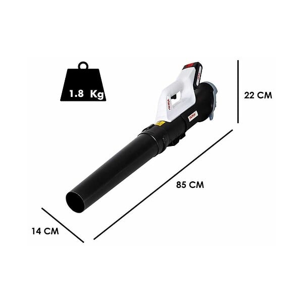 IKRA - Souffleur de feuilles sans fil 20V 2Ah – Souffleur Jardin 150 km/h + Batterie + Chargeur Terrasse Allée Nettoyage Extérieur IKRA - large