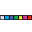 LUMISKY - Cube lumineux solaire multicolore CASY H30cm - vignette