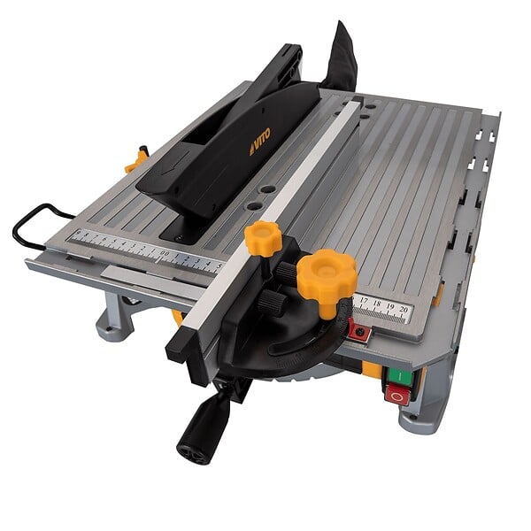 VITO - Scie à onglet Ø250mm combinée 1800W 2en1 avec plateau Angles de coupe variés VITO - large