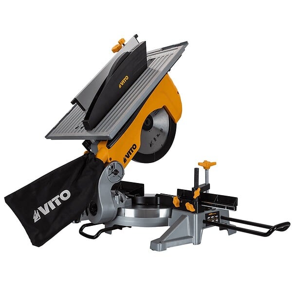 VITO - Scie à onglet Ø250mm combinée 1800W 2en1 avec plateau Angles de coupe variés VITO - large