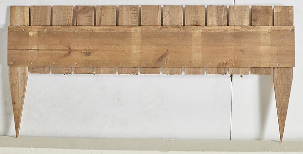 Collections Atlante - Bordure de jardin en pin Prima - Marron - 30x55x105cm - large