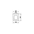 JIKA (GROUPE ROCA) - CUBITO PURE - Abattant Duraplast  pour cuvette WC, 450x365 mm, blanc (H8934213000631) - vignette
