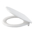 ALCA - Alca Abattant WC déclipsable en Duroplast avec traitement anti bactérien, Blanc (A601) - vignette