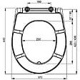 ALCA - Alca Abattant WC déclipsable en Duroplast avec traitement anti bactérien, Blanc (A601) - vignette