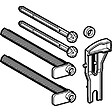 GEBERIT - Set de montage Delta (241.465.00.1) - vignette