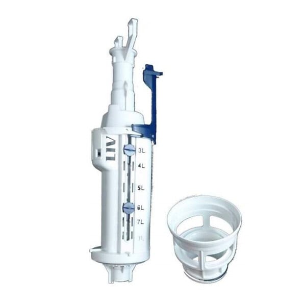 ROCA - Roca Active Mécanisme de chasse d'eau double Galileo Duo avec tige (AV0022500R) - large