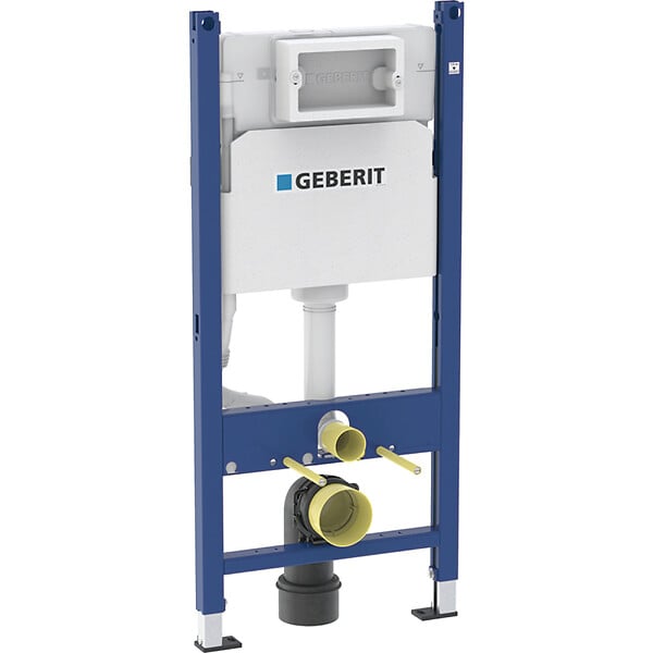 GEBERIT - Pack WC Bati-support Geberit Duofix + WC Vitra S50 + Abattant softclose + Plaque blanche + Brosse de toilette OFFERTE - large