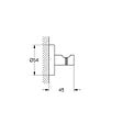 GROHE - Lot de deux START patère mural, noir mat (411732430-GroheBlackDuo) - vignette