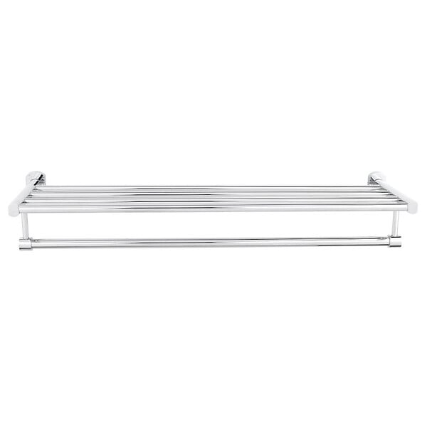 OPTIMA - Cube Way Porte-serviette mural en laiton, Chrome (SPI95) - large