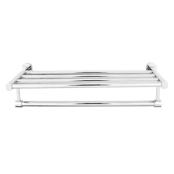 OPTIMA - Cube Way Porte-serviette mural en métal, Chrome (SPI31) - large