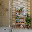 NATUREL - Naturel Etagère sur pied Naturel Home 63x94x36,4 cm, bois  (HOMEPOL3) - vignette