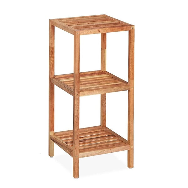 NATUREL - Naturel Etagère sur pied Naturel Home 36x79x36 cm, bois  (HOMEREG3) - large