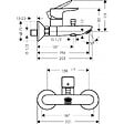 HANSGROHE - Talis E Mitigeur bain/douche avec Limiteur de température, Aspect Doré poli (71740990) - vignette