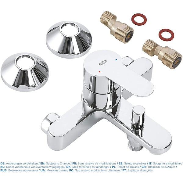 GROHE - Mitigeur monocommande 1/2'' bain/douche, Chrome (MitigeurBD1) - large