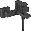 HANSGROHE - Vernis Shape Mitigeur bain/douche avec cartouche céramique, Noir mat (71450670) - vignette