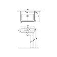 KOLO BY GEBERIT - KOLO by Geberit Twins Lavabo rectangulaire 60x46cm avec trop-plein (L51160000) - vignette