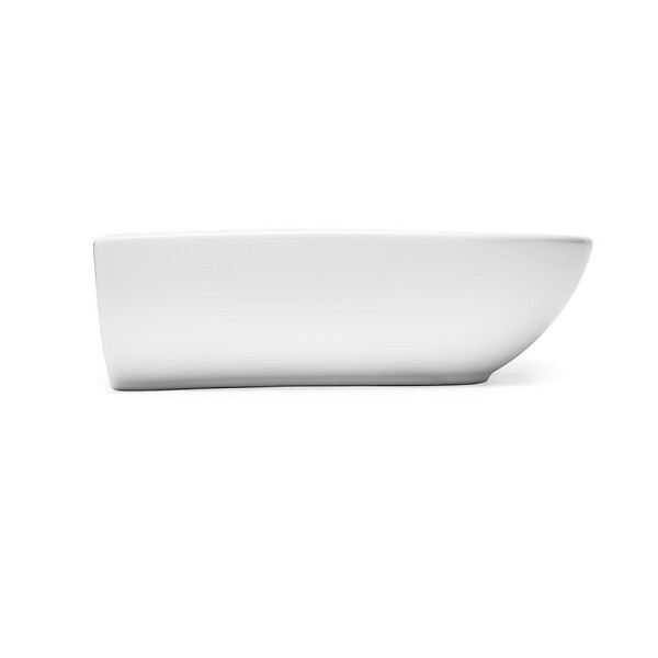 SWISS AQUA TECHNOLOGIES - Swiss Aqua Technologies Brevis Lavabo suspendu avec trou pour robinetterie, 50x38,5x12cm (SATBRE5038R) - large