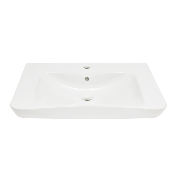 VITRA - Lavabo blanc (PMR) - Dimensions : 650 x 560 - couleur : blanc - large