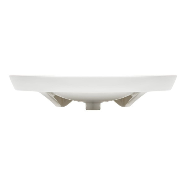 VITRA - Lavabo blanc (PMR) - Dimensions : 650 x 560 - couleur : blanc - large