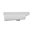 SWISS AQUA TECHNOLOGIES - Swiss Aqua Technologies Brevis Lavabo suspendu avec trou pour robinetterie au milieu, 50,5x40x14cm (SATBRE5040S) - vignette